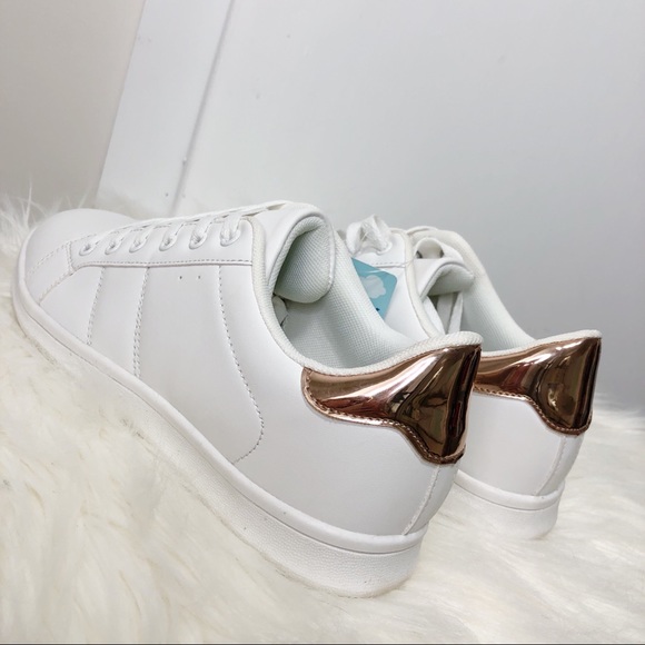 Wild Diva Shoes - NIB Rose Gold Sneakers